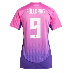 Fotbalové Dres Německo Niclas Fullkrug #9 Dámské Venkovní Oblečení ME 2024 Krátký Rukáv